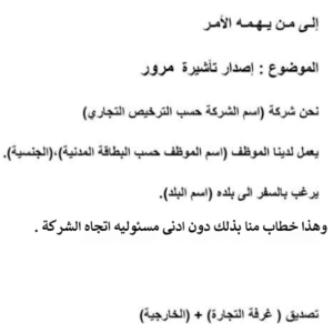 فيزا مرور 